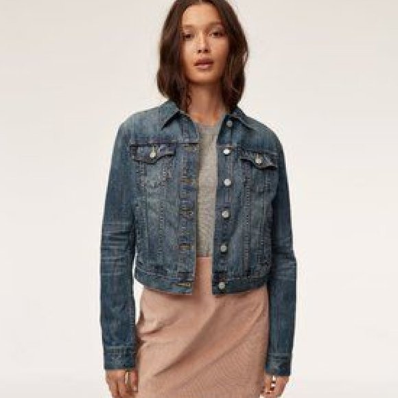 Aritzia Sunday Best Edo Denim Jacket 